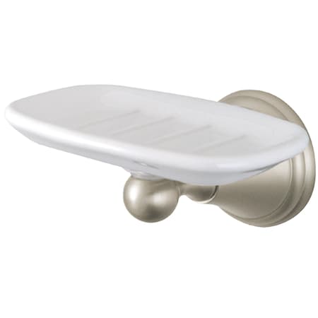 Governor Wall-Mount Soap Dish, Brushed Nickel